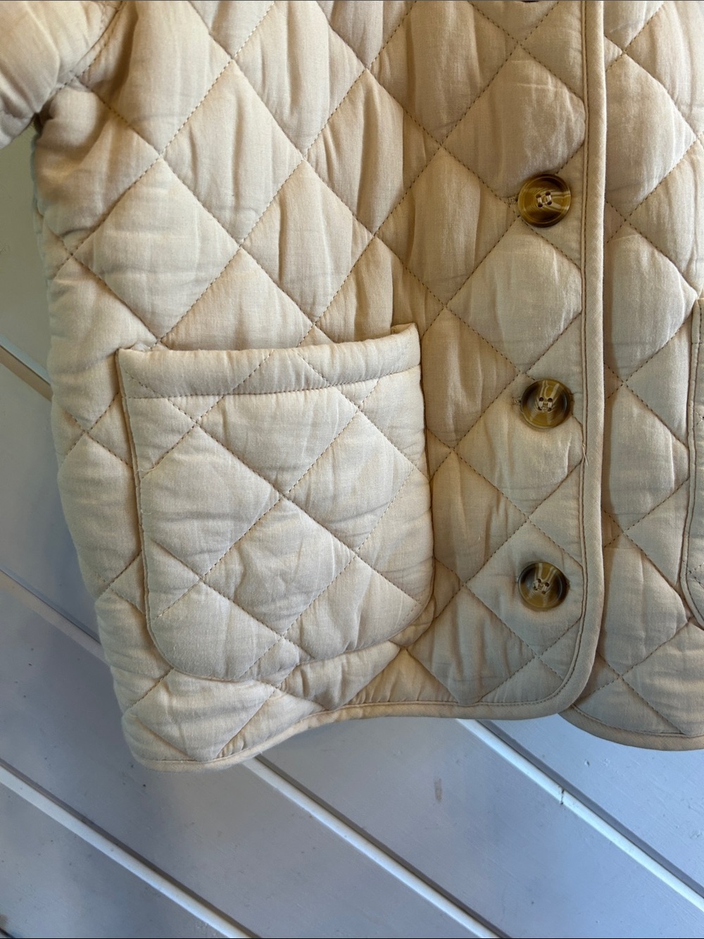 MABLE Quilted Ruffle Collar Jacket - Picture 8 of 12